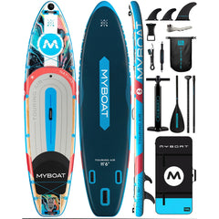 SUB Waterproof Inflatable Paddle Board 11'6''X34''X6''Adult Standing Style Aquatic Fishing with Accessories SUP Сапборд