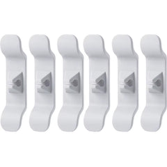 3/6Pcs Cord Wrapper Hooks Clip Cable Wire Organizer Kitchen Appliance Wire Winding Protection Household Appliances Cable Winder