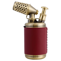 Multi-Function Strong Gun Lighter Windproof Blue Flame One-Touch Lock Fire Retro Appearance Design Cigar Lighter