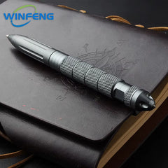 High Quality Tactical Pen Self Defense EDC Tools School Student Office Ballpoint Pens Emergency Glass Breaker Survival Kit