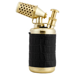 Multi-Function Strong Gun Lighter Windproof Blue Flame One-Touch Lock Fire Retro Appearance Design Cigar Lighter