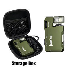 G5 EDC Flashlight 400Lumens Portable Pocket Mini Light Waterproof Torch 180° Rotating Head with Magnetic Tail for Outdoor