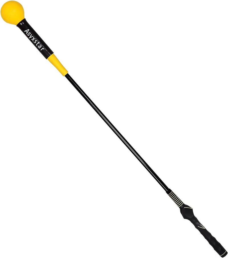 Golf Swing Trainer Aid - Golf Training Aid with Golf Grip Trainer Golf Training Equipment Power Flex Golf Swing Training Aid for Strength,Balance, and Tempo Golf Swing Speed Trainer