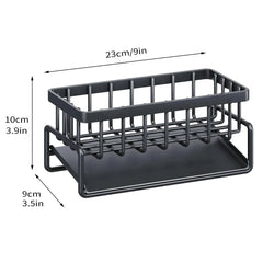 Sink Drain Rack Sponge Holder Sink Faucet Storage Soap Drainer Towel Rack Shelf Organizer Kitchen Accessories