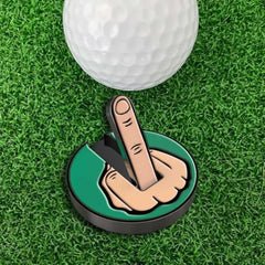 Accessories Funny Middle Finger Golf Ball Marker Metal Removable Golf Hat Clip Golf Caps Clips Golfer