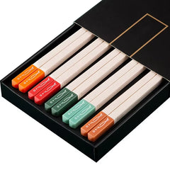 5Pairs High Quality Japanese Non-Slip Chopsticks Korean Home Hotel Restaurant Portable Healthy Food Stick for Sushi Chopsticks