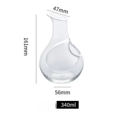 Lead Free Crystal Glass Ice Wine Container,Japanese Sake Pot,Whiskey Decanter,Creative Wine Dispenser,High-End Bar Wine Utensils