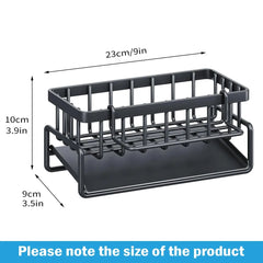 Sink Drain Rack Sponge Holder Sink Faucet Storage Soap Drainer Towel Rack Shelf Organizer Kitchen Accessories