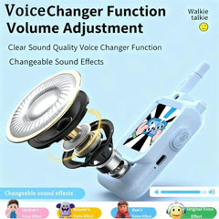 Video Walkie Talkies for Kids Handheld 2 Pack Rechargeable Video Intercom Kids Walkies Talkies for Boys Girls Ages 3-12