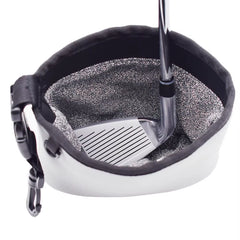 Golf Club Cleaning Bag Wear Resist Equipment Cleaning Pouch Golf Ball Organizer Pocket Golf Club Bag Accessories