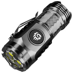 High Power LED Flashlight Torch 20W Powerful Tactical Hunting Light USB Rechargeable Ultra Powerful LED Flashlight 18350 Battery