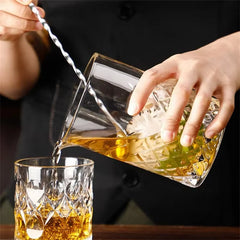 700Ml Cocktail Shaker Whiskey Glass Cup Professional Cocktail Stirring Cup Wine Bar Mixing Cups Bartender Mixing Bar Tool