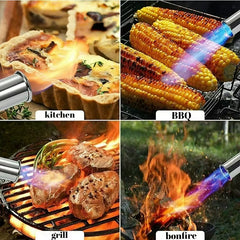 High Firepower Mountain Tank Flamethrower, Outdoor Camping BBQ, Efficient High Flame Igniter,Direct Fire Lighter Gadgets for Men