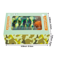 Soft Sticky Suction Dart Fidget Toys Home Interactive Game Pop Silicone Darts Flights Decompression Toy Kids Throwing Toys Party