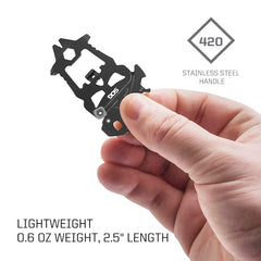 12 In1 MACV Mini Multi-Tool Keychain EDC Portable Pocket Tools Outdoor Small Cool Camping Supplies Bottle Opener-Sm1001-Cp