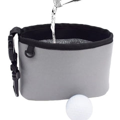 Golf Club Cleaning Bag Wear Resist Equipment Cleaning Pouch Golf Ball Organizer Pocket Golf Club Bag Accessories