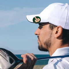 Accessories Funny Middle Finger Golf Ball Marker Metal Removable Golf Hat Clip Golf Caps Clips Golfer
