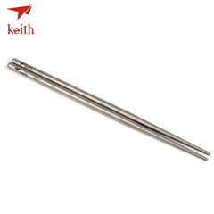 Titanium round Chopsticks Food Sticks Outdoor Travel Tableware for Camping Picnic Hiking Chinese Light Chopsticks Ti5620